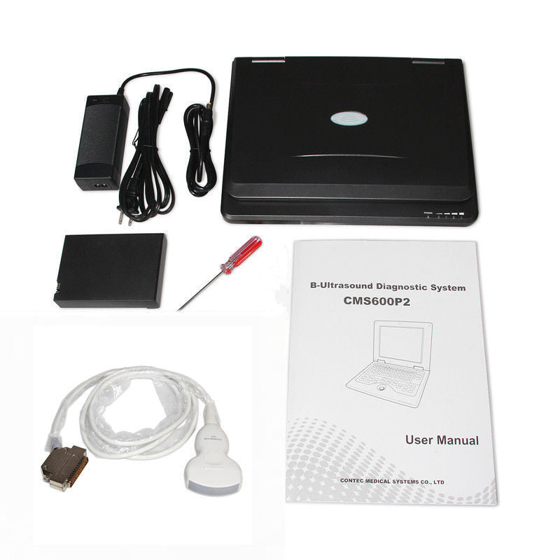 Portable Ultrasound Scanner Laptop Digital Diagnostic Machine 3.5 Convex Probe